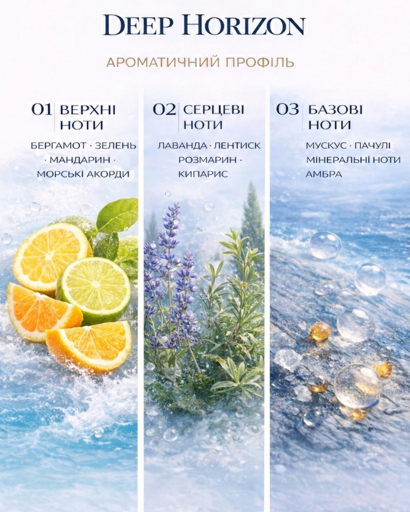 Парфум чоловічий Franterro Deep Horizon 50 мл (FRN-1004)