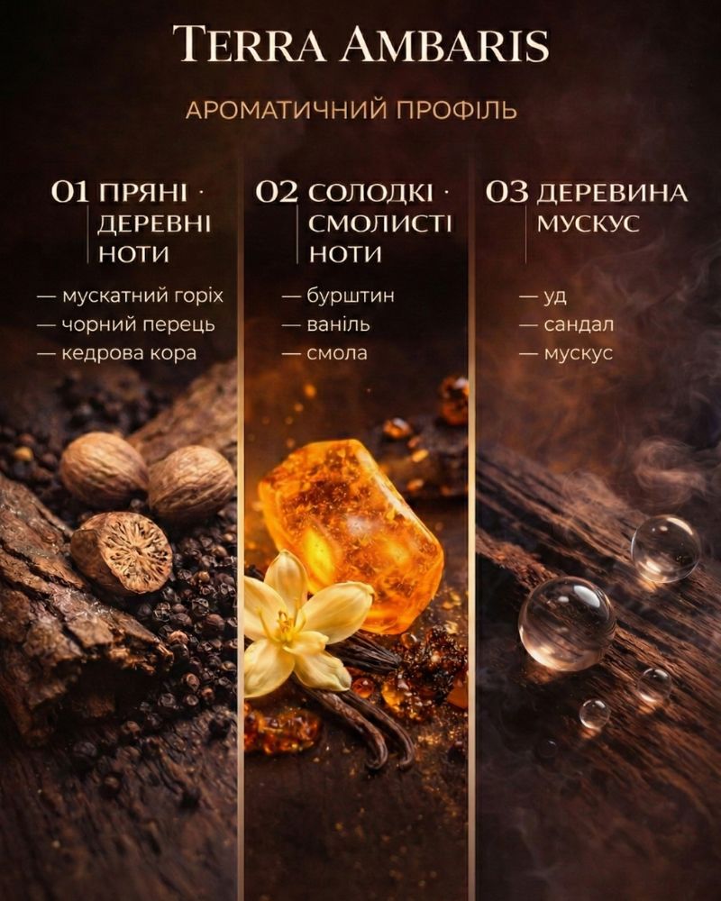 Парфум чоловічий Franterro Terra Ambaris 50 мл (FRN-1010)